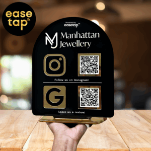 Black 2 QR Standee